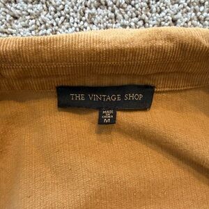 The Vintage Shop Women's Tan Crewneck Jacket